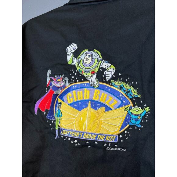 DICKIES § DISNEY CLUB BUZZ lightyear SIZE M vintage black men's jacket - Picture 3 of 6